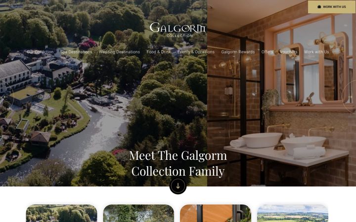 Screenshot of galgormcollection.com