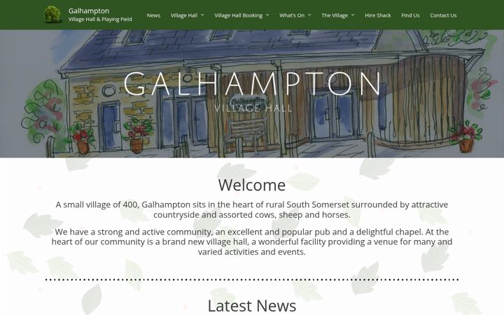 Screenshot of galhampton.com