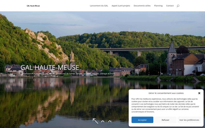 Screenshot of galhautemeuse.be