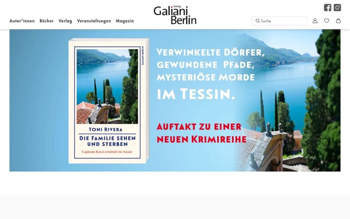 Screenshot of galiani.de