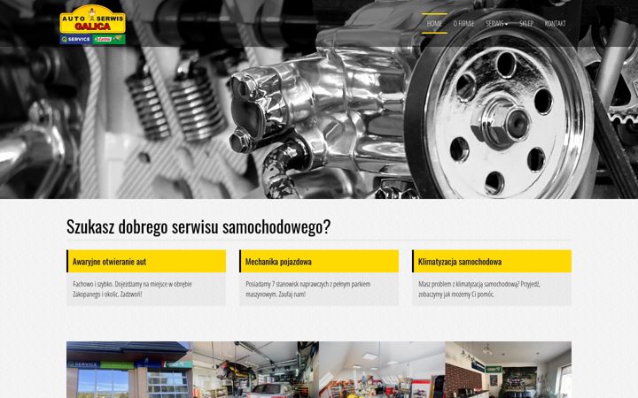 Screenshot of galicaserwis.pl