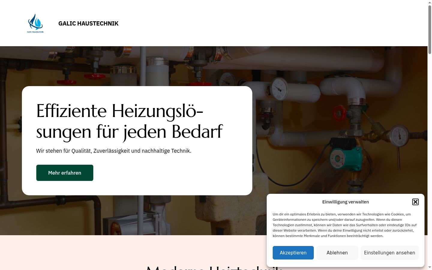 Screenshot van de toestemmingsbanner zoals getoond vóór enige interactie