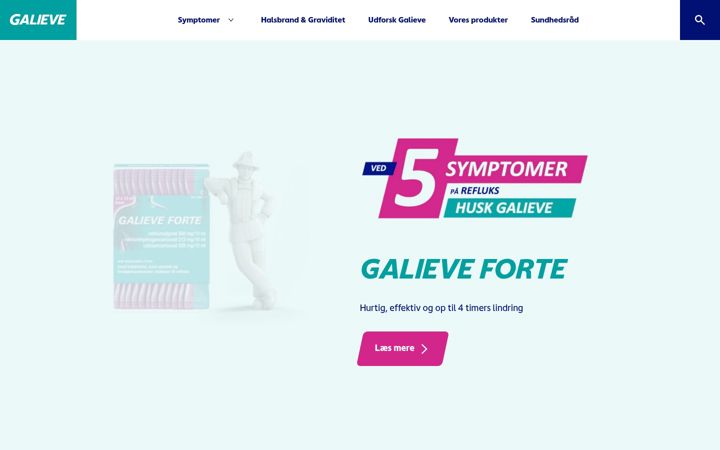 Screenshot of galieve.dk