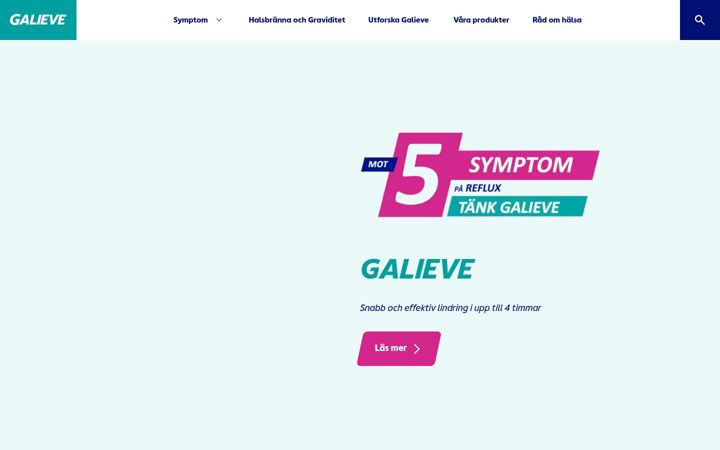 Screenshot of galieve.se