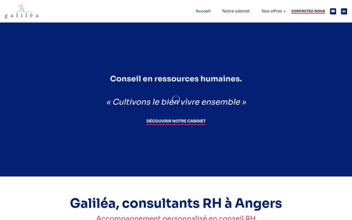 Screenshot of galilea-rh.fr