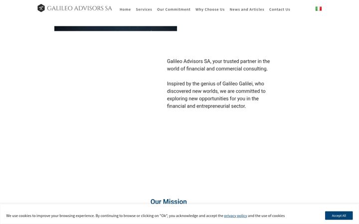 Screenshot of galileoadvisors.ch