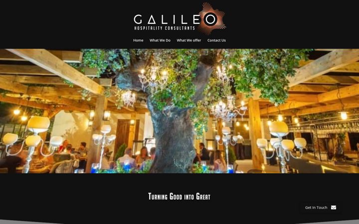 Screenshot of galileohospitality.co.uk