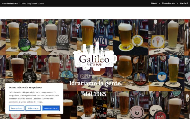 Screenshot of galileoristopub.com