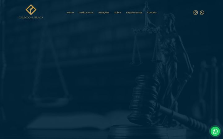 Screenshot of galindoebraga.com.br