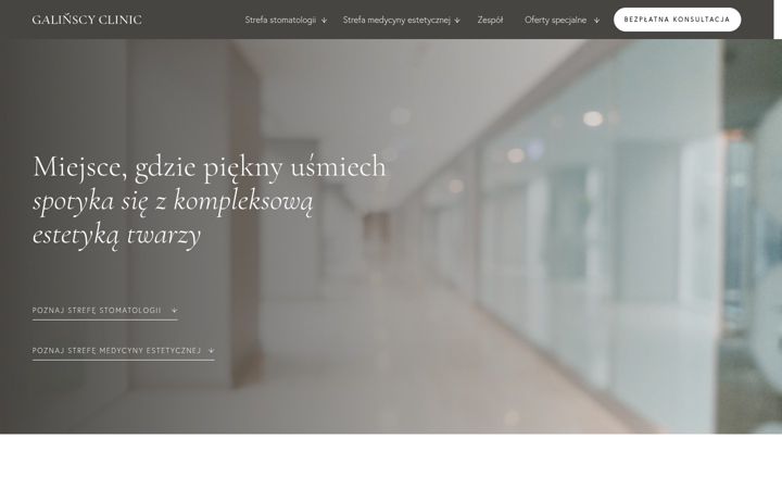 Screenshot van galinscyclinic.pl
