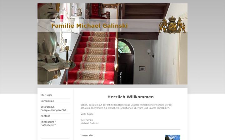 Screenshot of galinski.de