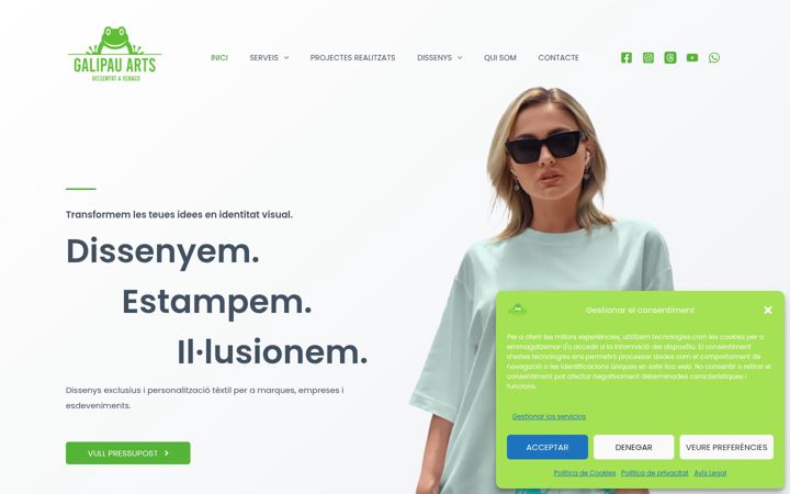 Screenshot of galipauarts.com