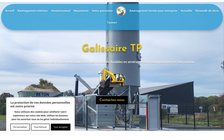 Screenshot of galissaire-tp.fr