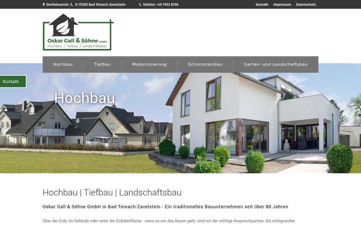 Screenshot of gall-bau.de