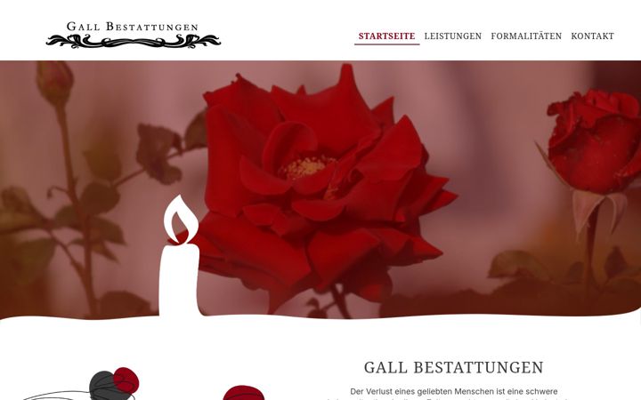 Screenshot of gall-bestattungen.de