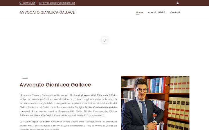 Screenshot of gallace.it