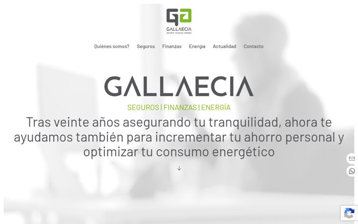 Screenshot of gallaeciaasesores.es