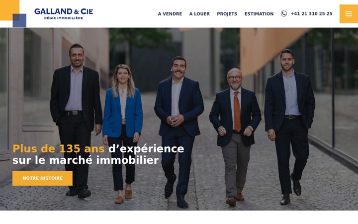 Screenshot of galland.ch