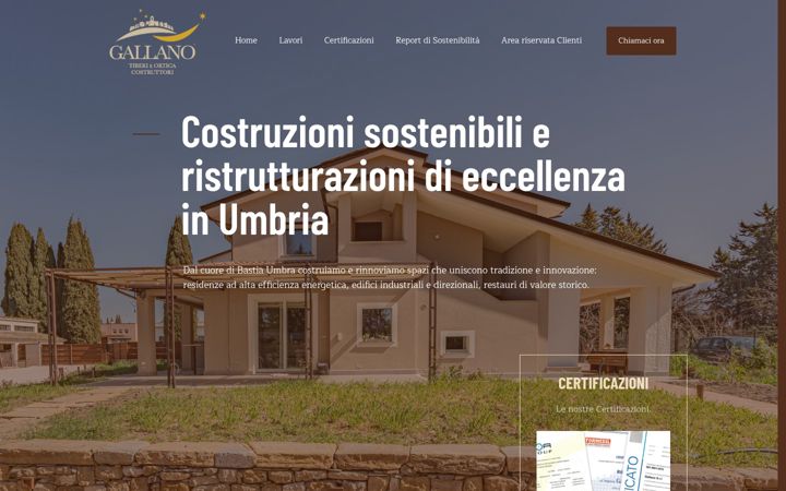 Screenshot of gallano.it
