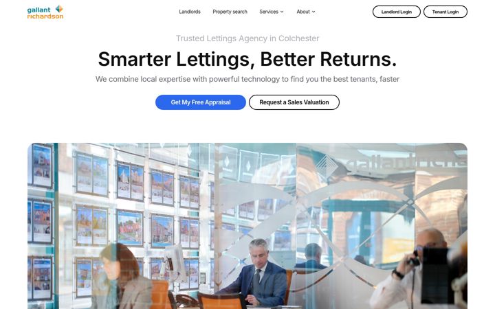 Screenshot of gallant-richardson.co.uk