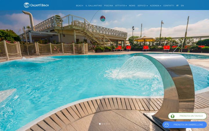 Screenshot of gallantibeach.it