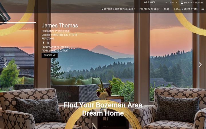 Screenshot of gallatinvalleyhome.com