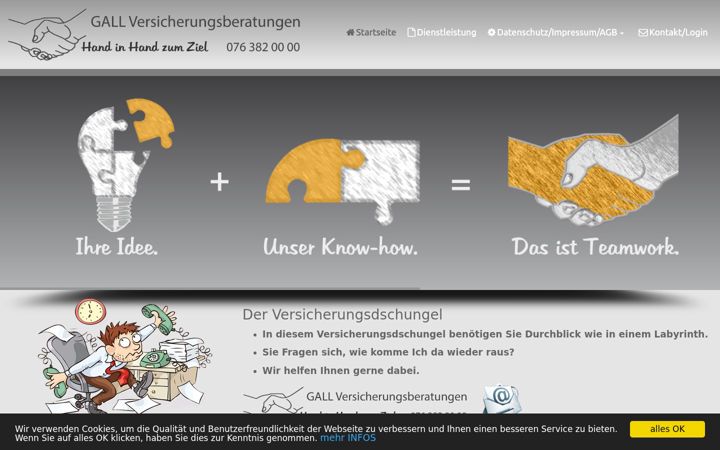 Screenshot of gallberatungen.ch