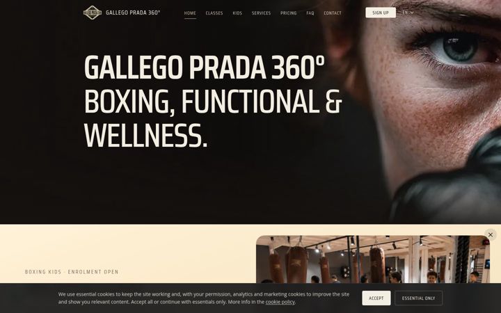 Screenshot of gallegoprada360.com