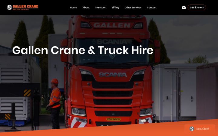 Screenshot of gallen.ie