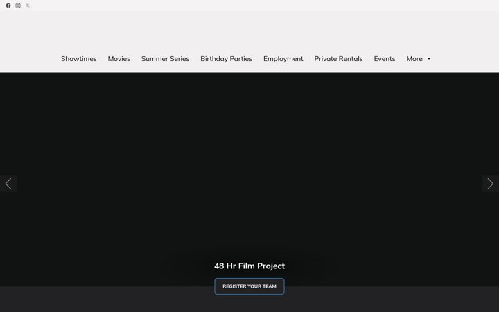 Screenshot of galleria6cinemas.com
