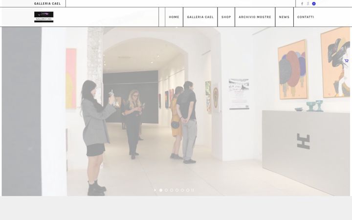 Screenshot of galleriacael.com
