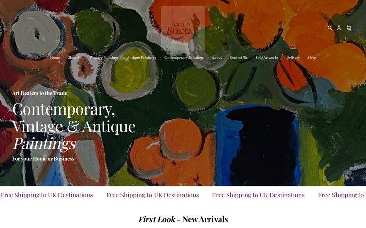 Screenshot of galleryeuropa.com
