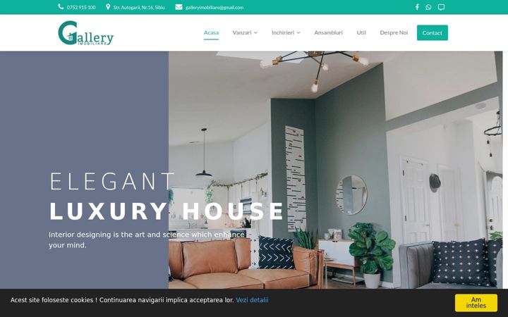 Screenshot of galleryimobiliare.ro