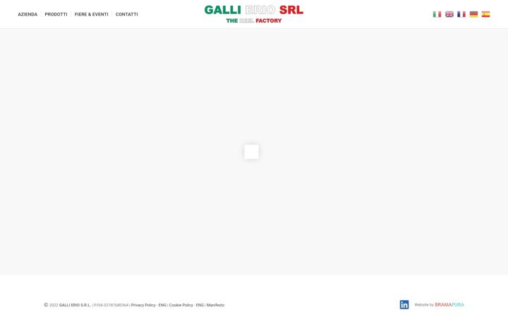 Screenshot of gallierio.it