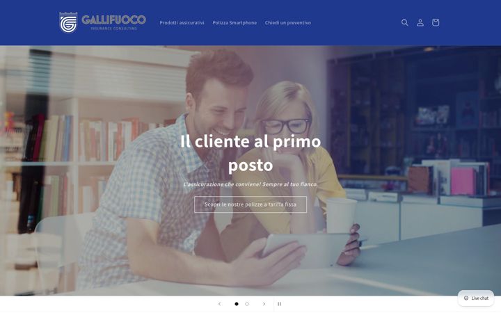 Zrzut ekranu gallifuocoassicurazioni.com