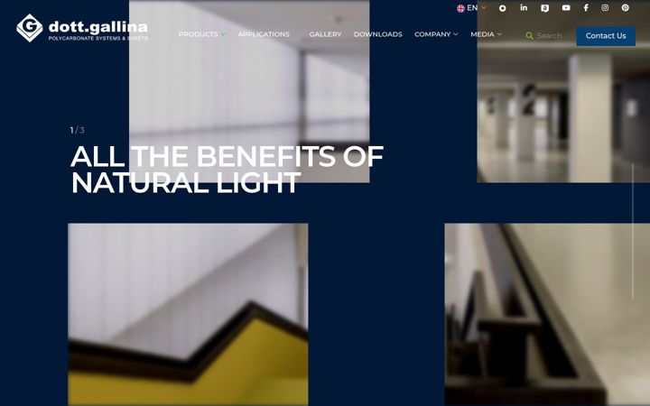 Screenshot of gallinagroup.com