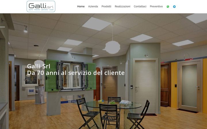 Screenshot of gallisrl.eu
