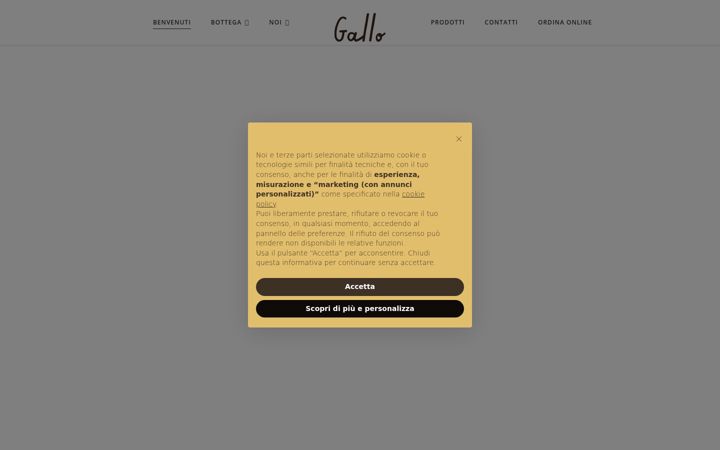 Screenshot of gallomacellerie.it