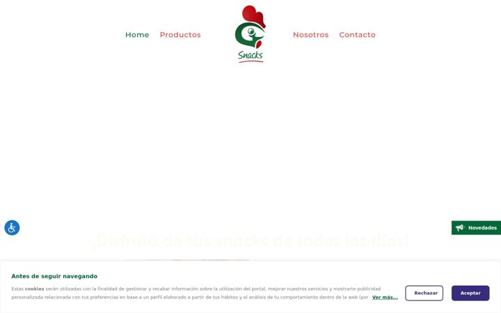 Screenshot of gallosnacks.com