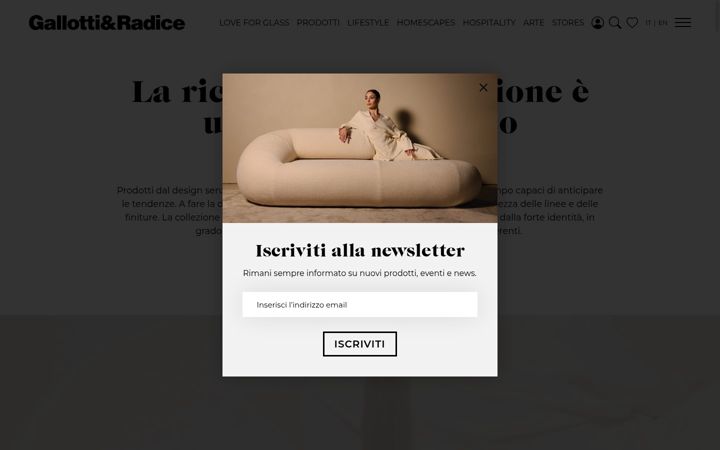 Screenshot of gallottieradice.it