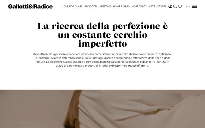 Screenshot of gallottiradice.it