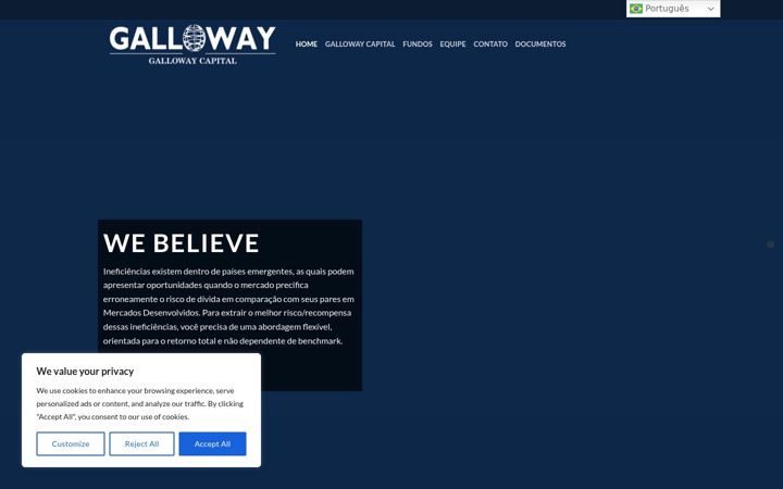 Screenshot of galloway.com.br