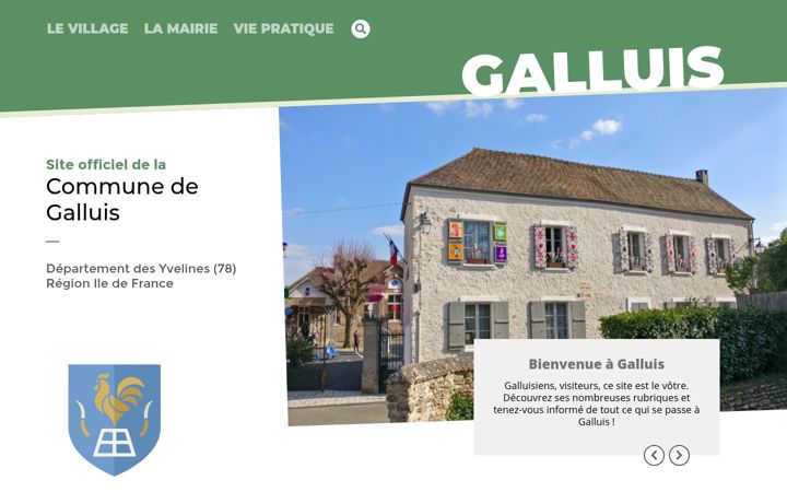 Screenshot of galluis.fr