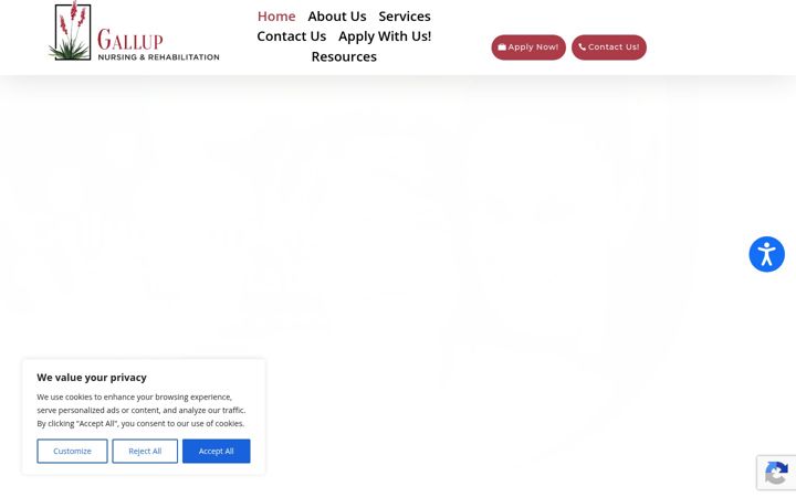 Screenshot of gallupnursing.com