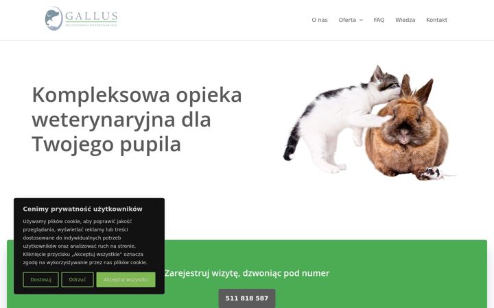 Screenshot of gallus-wet.pl