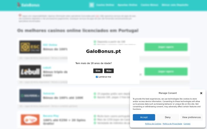 Screenshot of galobonus.pt