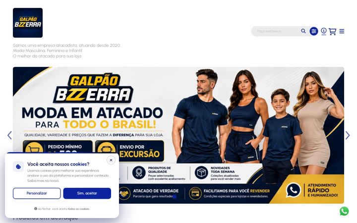 Screenshot of galpaobezerra.com.br