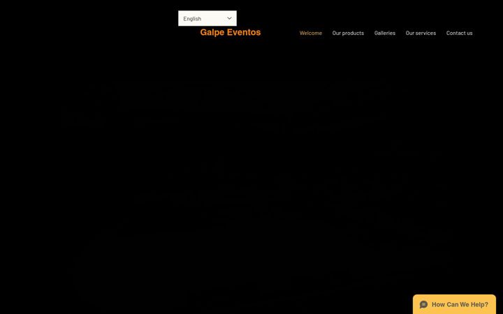 Screenshot of galpe-eventos.com