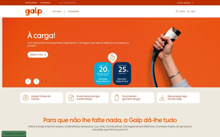 Screenshot of galpenergia.com