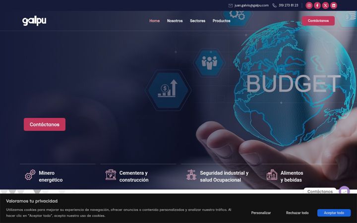 Screenshot of galpu.com